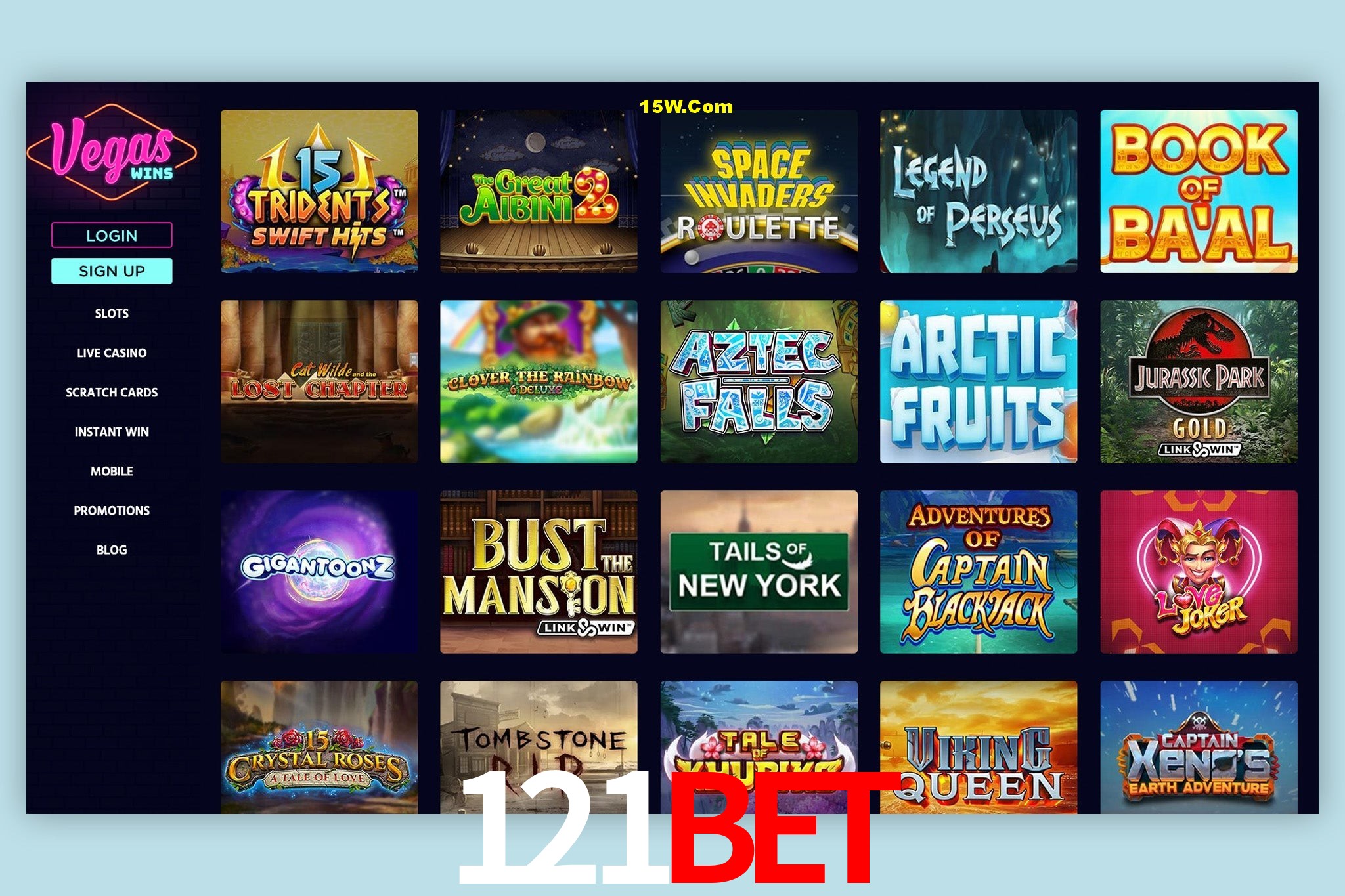 Games Directory 121Bet